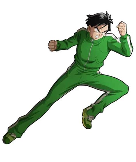 Dragon Ball Z Gohan Green Tracksuit Costume