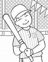 Mlb Baseball Player Coloring Pages sketch template