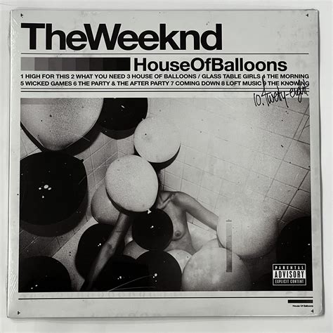 The Weeknd House of Balloons 2LP Vinyl Limited Black 12 Record - Etsy