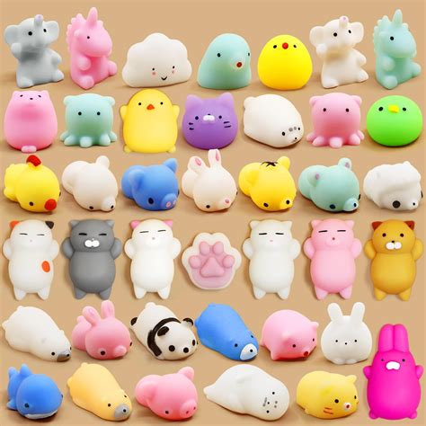 Joinart 28Pcs Mochi Squishy Toys Mini Squishies Kawaii Squishies Party ...