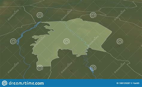 Al Jazirah, Sudan - Highlighted. Physical Stock Illustration - Illustration of planet, earth ...