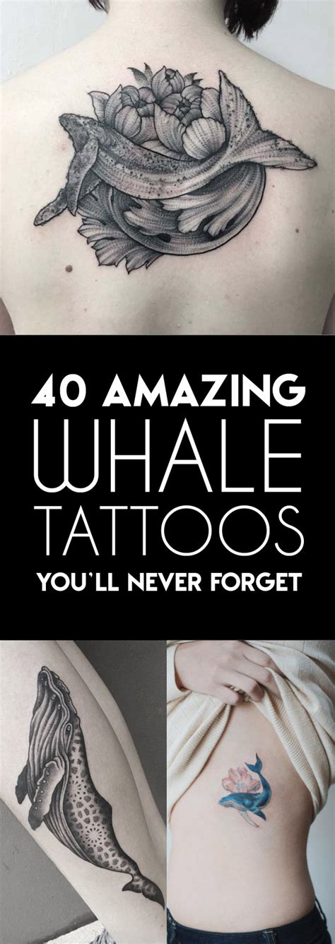 40+ Amazing Whale Tattoos You'll Never Forget - TattooBlend