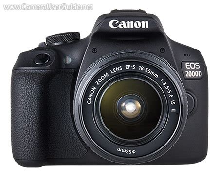 Canon EOS 2000D PDF User Manual Guide Download