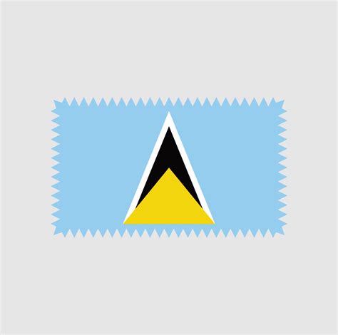 Saint Lucia Flag Vector Design. National Flag 6997089 Vector Art at Vecteezy