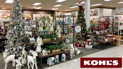 KOHL'S CHRISTMAS DECORATIONS ORNAMENTS CHRISTMAS DECOR SHOP WITH ME SHOPPING STORE WALK THROUGH ...