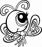 Big Eyes Butterfly Coloring Pages  Cool sketch template