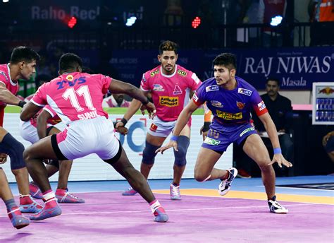 Pro Kabaddi league 2019 : Dabang Delhi KC defeats Jaipur Pink Panthers