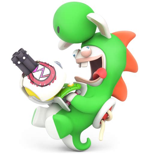 Rabbid Yoshi - Super Mario Wiki, the Mario encyclopedia