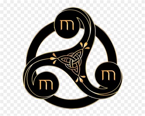 Merlin Triskele Symbol - Merlin The Wizard Symbol - Free Transparent PNG Clipart Images Download