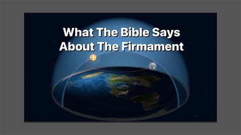 What The Bible Says About The Firmament - YouTube