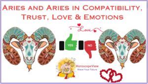 Aries and Aries 2023 in Compatibility, Trust, Love & Emotions 99%