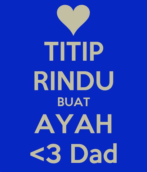 TITIP RINDU BUAT AYAH