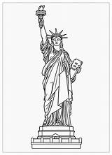 Statue Of Liberty Coloring Pages  Color Your Way To American History sketch template