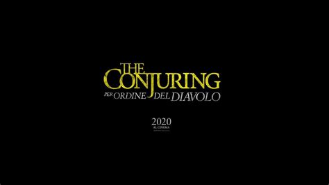 Logo, titolo italiano e data di The Conjuring 3