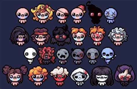 Binding of Isaac: Resprite by fomonglo on Newgrounds