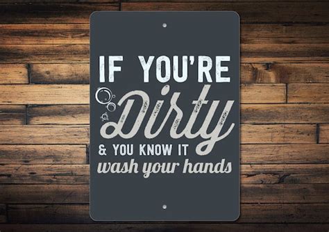 Hand Washing Sign Funny Bathroom Sign Bathroom Humor Sign - Etsy