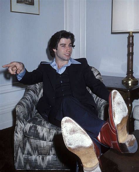 Actor John Travolta on December 13 1977 is in town to promote his new ...