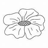 Premium Vector  Simple flower head In Hand Drawn Doodle Style sketch template