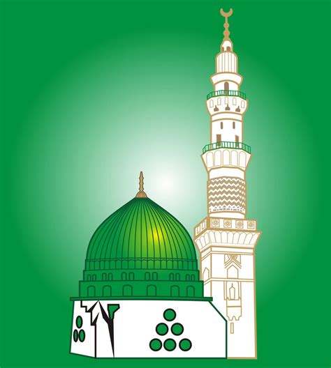 Desain Pagar Masjid Nabawi Drawing For Kids - IMAGESEE