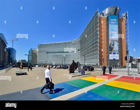 Berlaymont european commission headquarters building hi-res stock ...