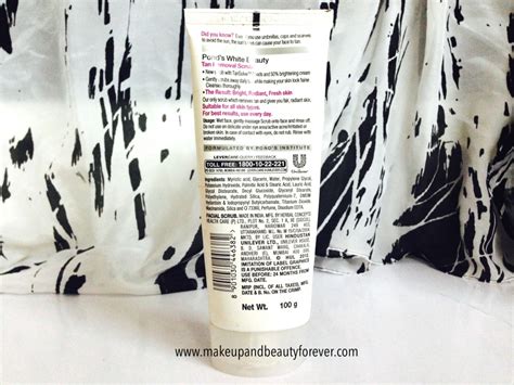 Ponds White Beauty Tan Removal Facial Scrub Review