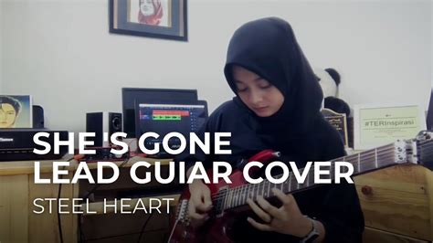 SHE'S GONE LEAD GUITAR FEMALE COVER Acordes - Chordify