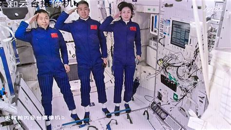 3 Chinese Astronauts Arrive at Tiangong Space Station