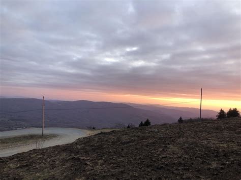 Sunrise and Sunset (Whitetop Mountain) : r/Virginia