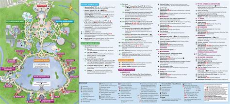 Epcot Map Walt Disney World - Updated October 2021!