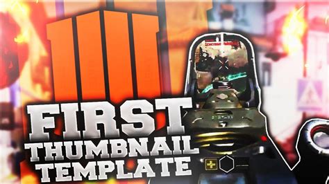 First Black Ops 4 Thumbnail Template! - YouTube