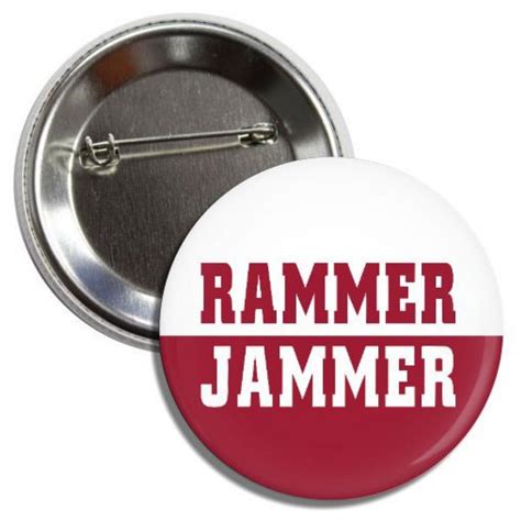 Rammer Jammer Alabama Crimson Tide 2.25 Gameday Buttons Pins Badges - Etsy