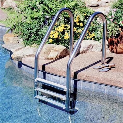 Swimming Pool Ladders - Stainless Steel Pool Ladder Exporter from New Delhi