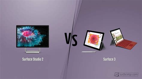 Surface Studio 2 vs. Surface 3 - Detailed Specs Comparison