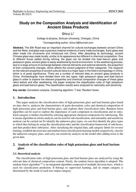 (PDF) Study on the Composition Analysis and Identification of Ancient ...