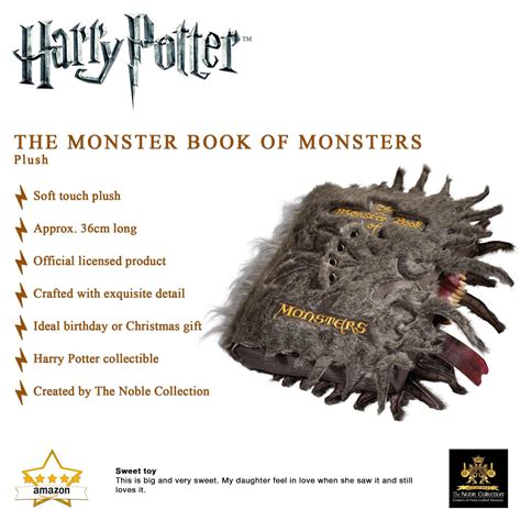 Buy The Noble Collection The Monster Book Of Monsters Plush Officially Licensed 14in (36cm ...