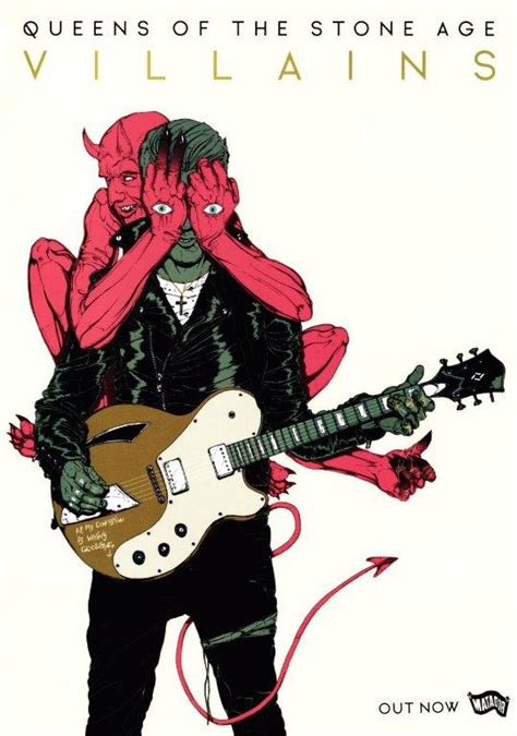 QUEENS OF THE STONE AGE Villains Poster