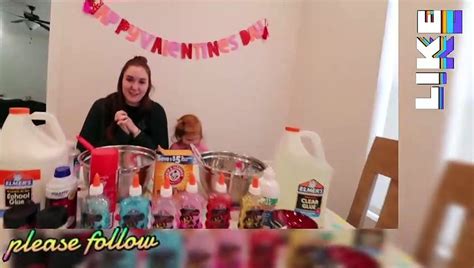 DIY Valentine’s Day SLIME COMPETITION!! (Adley vs Mom) - video Dailymotion