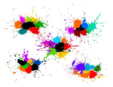 5 Colorful Paint Splash Background Vector (SVG) | OnlyGFX.com