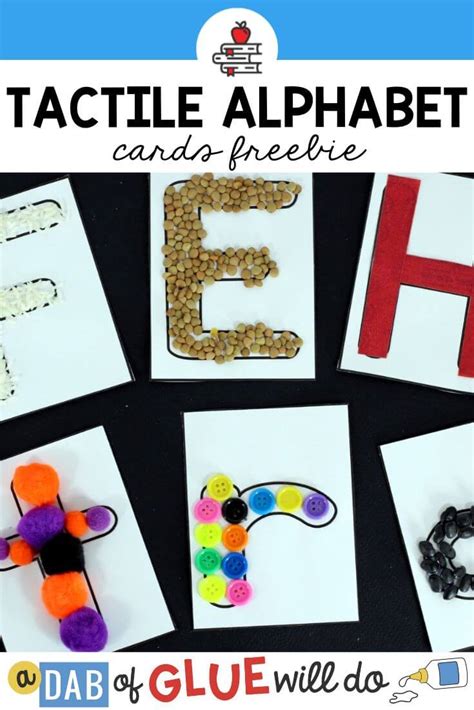 DIY Tactile Alphabet Cards