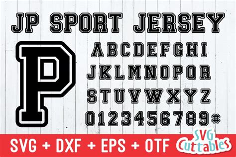 JP Sport Jersey | Athletic Font | Collegiate Font (374078) | Cut Files | Design Bundles