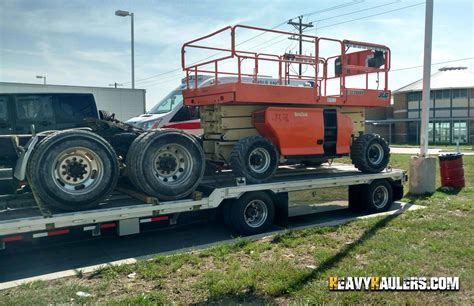 Scissor Lift Shipping | Heavy Haulers | (800) 908-6206