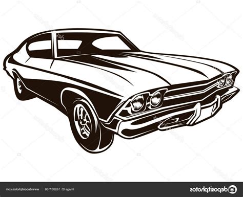 Muscle Car Vector at Vectorified.com | Collection of Muscle Car Vector ...