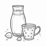 Coloring Glass Milk Images  Free Download On Freepik sketch template