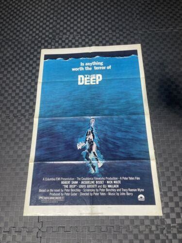 The DEEP Original Movie Poster 1977 Authentic One Sheet Nick Nolte ...