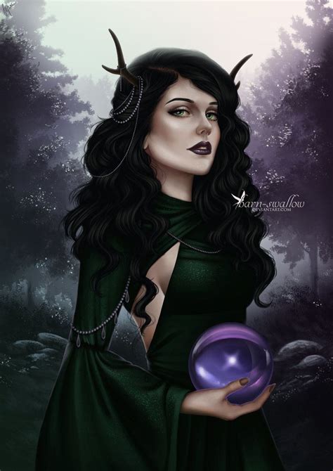 Gift Art: Witch - Gothic Fantasy Art