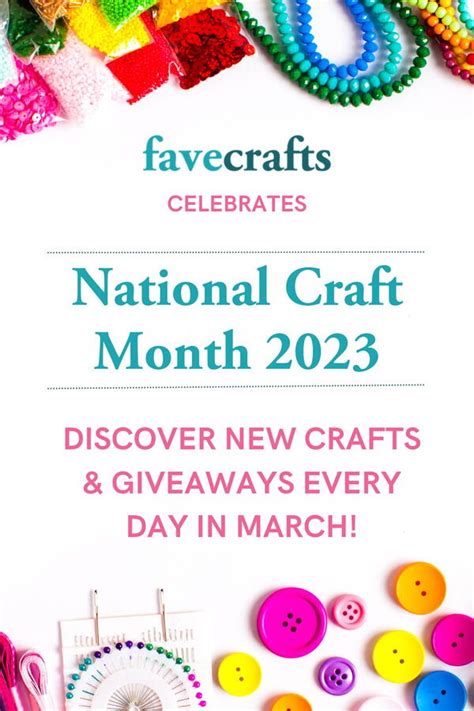 National Craft Month 2023 | FaveCrafts.com