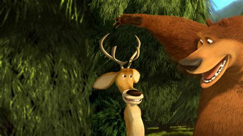 Download Endearing Boog And Elliot Open Season Wallpaper | Wallpapers.com