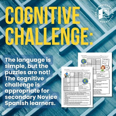 The Comprehensible Classroom | Logic Puzzles | tiene - puede - es de