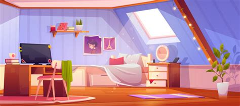 Attic Cartoon Interior Vector Images (over 300)