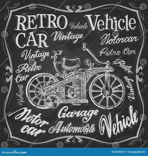 Retro Car Vector Logo Design Template. Vehicle or Stock Vector ...